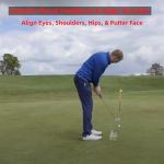 UDPARSCO Golf Putting Mirror & Trainer Set