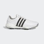 adidas Tour360 22 Golf Shoes, White/Black/Silver, Men's 10.5