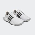 adidas Tour360 22 Golf Shoes, White/Black/Silver, Men's 10.5