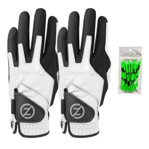 Zero Friction Men's Golf Glove (2 Pack), White