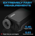 CaddyTalk Minimi NR Golf Laser Rangefinder (Black)