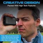 CaddyTalk Minimi NR Golf Laser Rangefinder (Black)