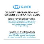 Kandi America 4 Passenger Electric Golf Cruiser - Black