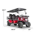 Kandi America 6 Passenger Electric Kruiser for Golfers