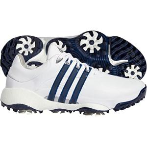 adidas Tour360 22 Golf Shoes, White/Silver/Blue, Size 10.5