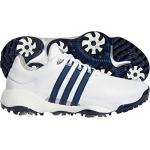 adidas Tour360 22 Golf Shoes, White/Silver/Blue, Size 10.5