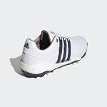 adidas Tour360 22 Golf Shoes, White/Silver/Blue, Size 10.5