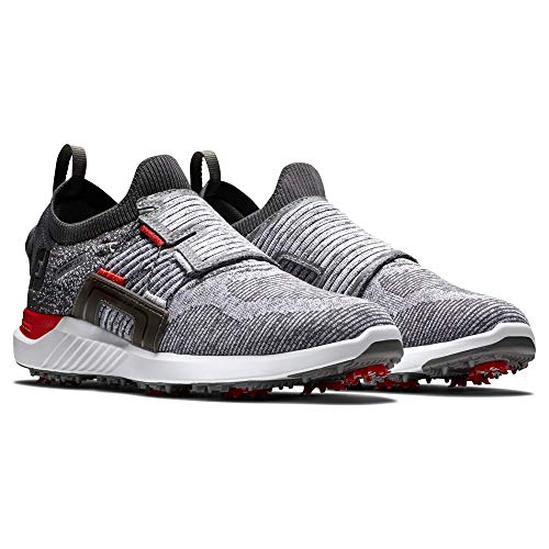 FootJoy Men's Hyperflex Boa Golf Shoe - Charcoal/Grey/Red