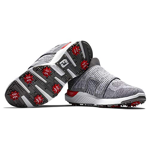 FootJoy Men's Hyperflex Boa Golf Shoe - Charcoal/Grey/Red