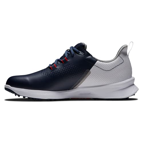 FootJoy Men's FJ Fuel Golf Shoe, Navy/White/Red, Size 9