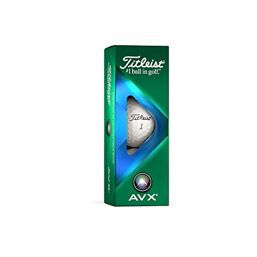 Titleist AVX White Golf Balls - One Dozen