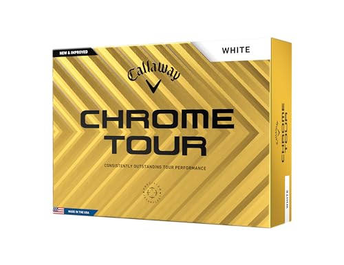 CALLAWAY Chrome Tour Golf Balls - White Standard Size