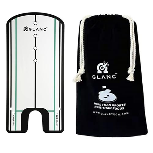 GLANC Golf Putting Alignment Mirror with Carry Bag