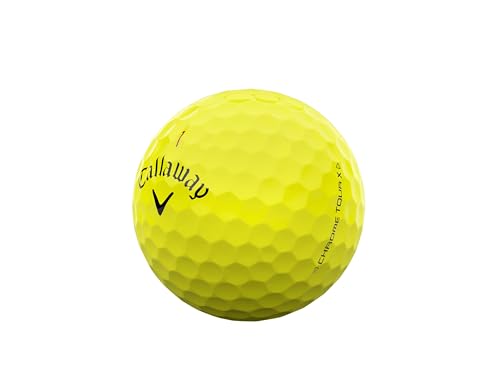 CALLAWAY Chrome Tour X Golf Balls - Yellow - Standard