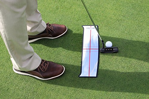 Large Putting Alignment Shoulder Mirror for Improved Putting Setup