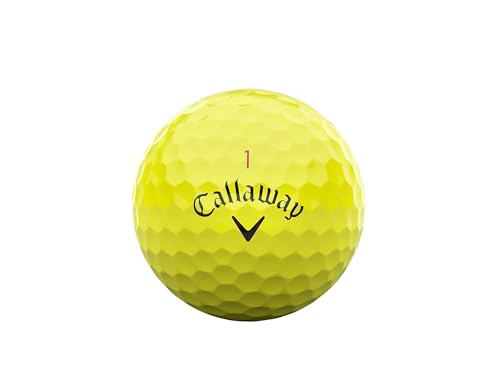 CALLAWAY Chrome Tour X Golf Balls - Yellow - Standard