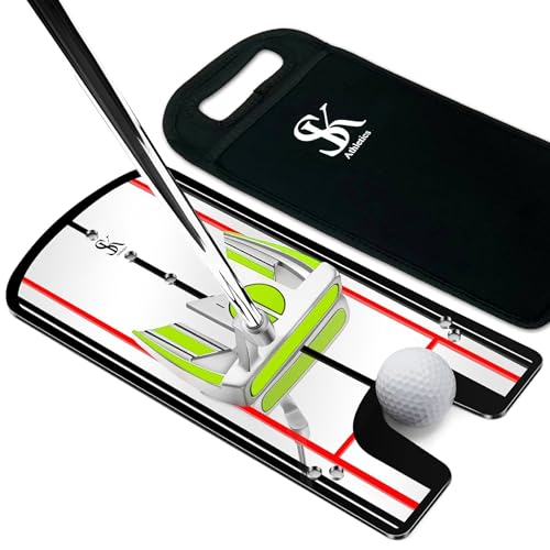 Golf Putting Alignment Mirror with Carry Bag & Trainer