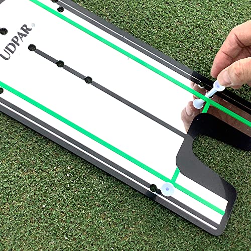 UDPARSCO Portable Golf Putting Alignment Mirror - 12 x 6 Inches