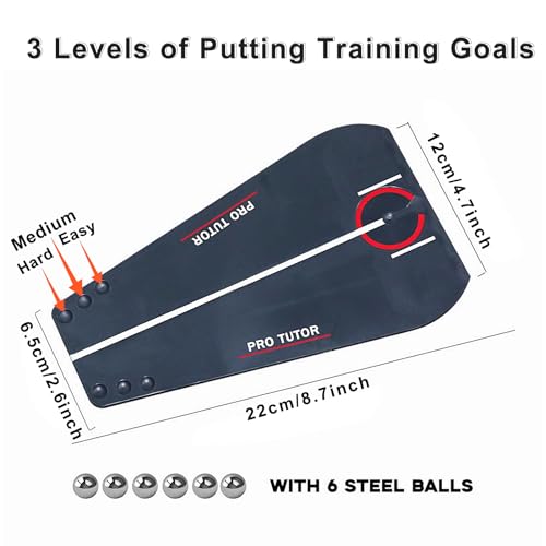 Golf Putting Tutor: Circuit Trainer with Groove Mirror