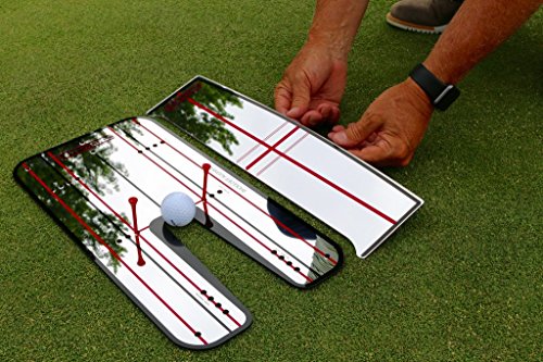 Large Putting Alignment Shoulder Mirror for Improved Putting Setup
