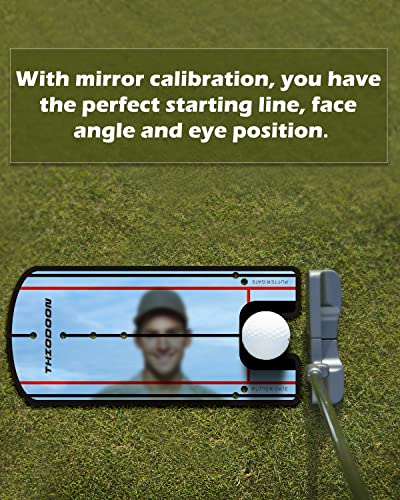 THIODOON Golf Putting Alignment Mirror - 12x6 Inches