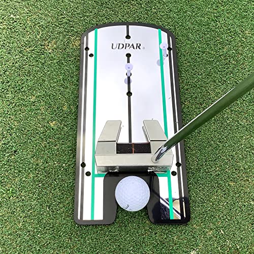 UDPARSCO Portable Golf Putting Alignment Mirror - 12 x 6 Inches