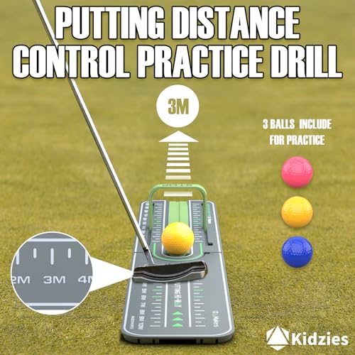 Kidzies Putting Distance Control Practice Set: Improve Putting!