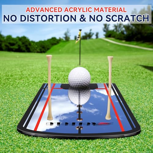 EagleGlo Golf Putting Mirror - Putter Training Aid