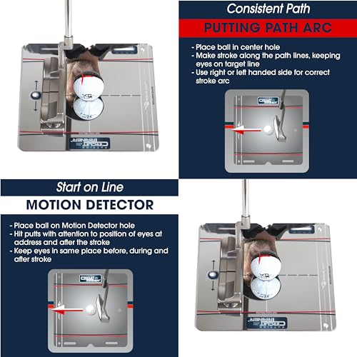 USA-Made Putting Station with Mirror, Unique Drills, Video
