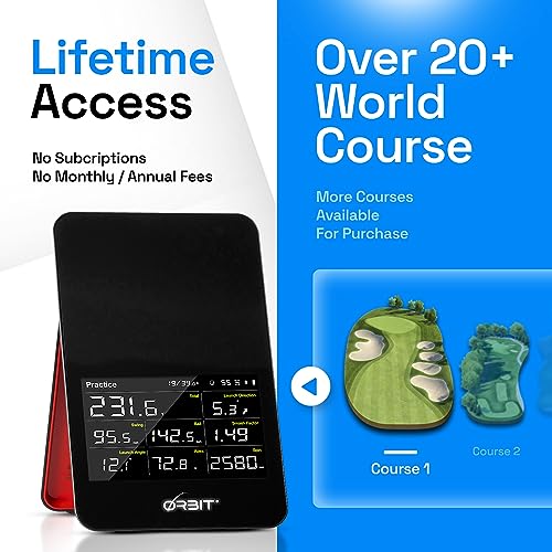 OPTISHOT Orbit Golf Simulator with Orion Software - 20 Courses