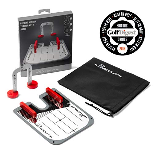 PuttOUT Golf Putting Mirror with Alignment Gate