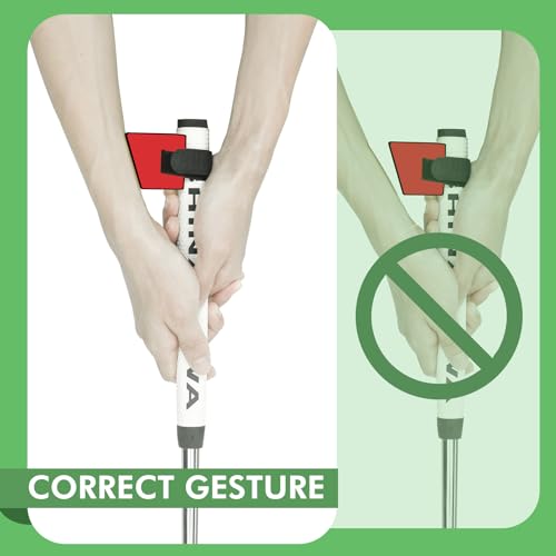 Adjustable Putting Cups with Flag and Training Mirror