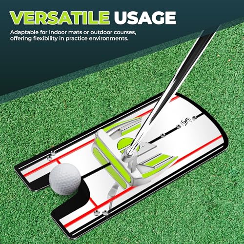 Golf Putting Alignment Mirror with Carry Bag & Trainer