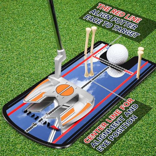 EagleGlo Golf Putting Mirror - Putter Training Aid