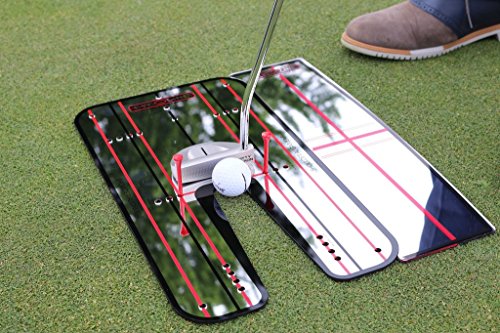 Large Putting Alignment Shoulder Mirror for Improved Putting Setup
