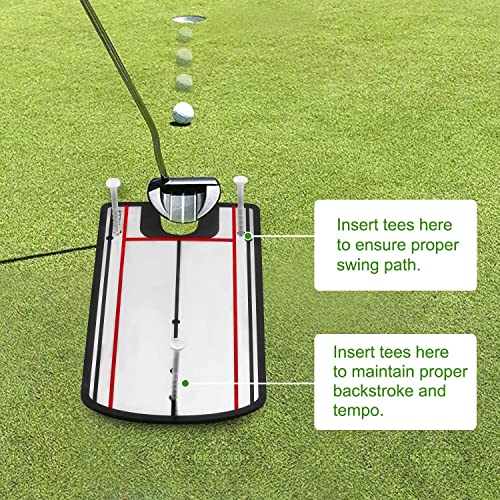 HH-GOLF® Portable Putting Alignment Mirror - Practice Trainer