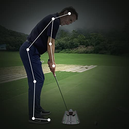 UDPARSCO Portable Golf Putting Alignment Mirror - 12 x 6 Inches
