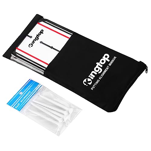 Portable Golf Putting Alignment Mirror for Swing Training