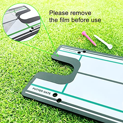 GLANC Golf Putting Alignment Mirror with Carry Bag