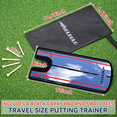 EagleGlo Golf Putting Mirror - Putter Training Aid