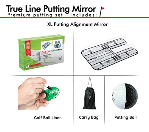 All-in-One Premium Golf Alignment Mirror for Short Game