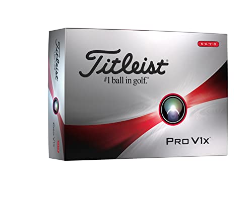 Titleist Pro V1x High Number Golf Balls - Dozen