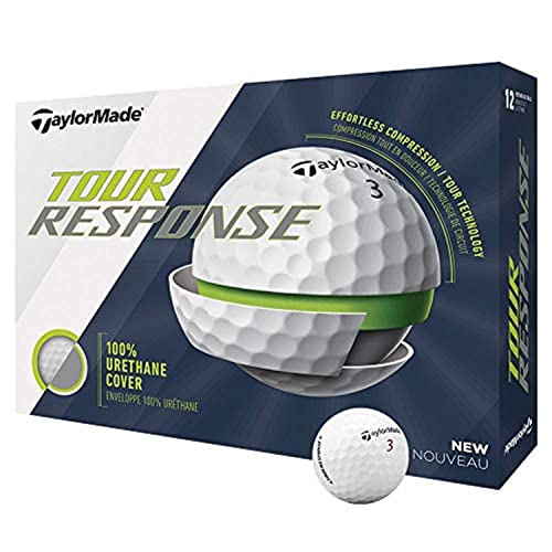 TaylorMade Tour Response Golf Ball - White, Large