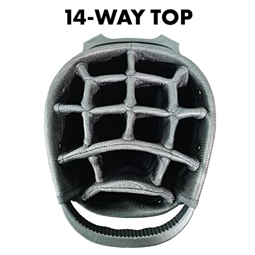 Team Golf USA Flag Birdie Golf Stand Bag, 14-Way Divider