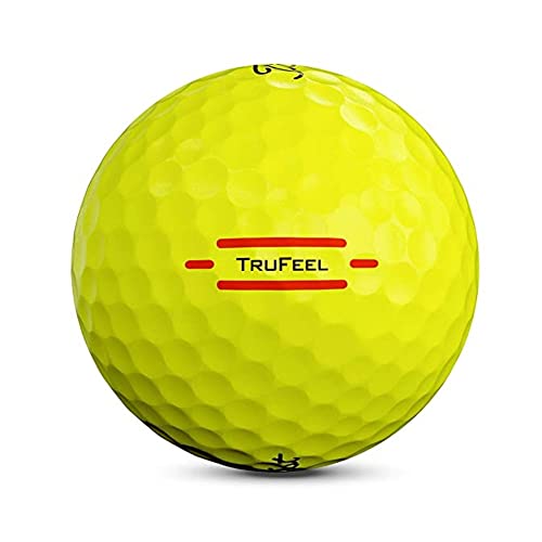 Titleist TruFeel - Yellow Golf Balls, 12 Pack