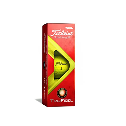 Titleist TruFeel - Yellow Golf Balls, 12 Pack