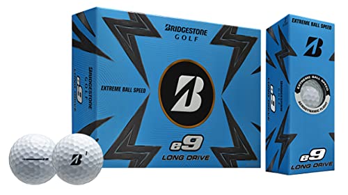 Bridgestone 2023 e9 Long Drive Golf Balls, White