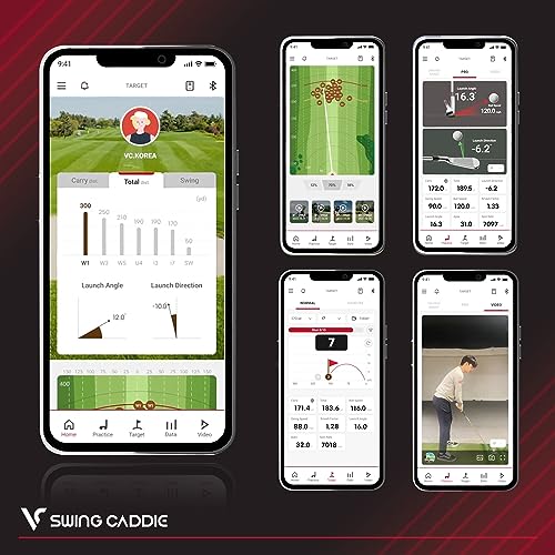 Portable Golf Simulator & Launch Monitor with Bluetooth Connectivity