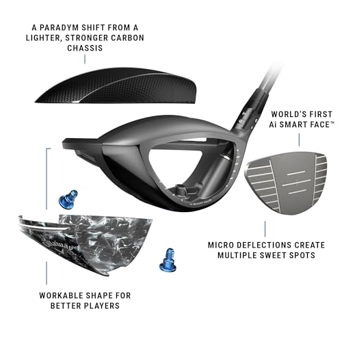 Callaway Paradym AI Smoke TD Driver, 9 Degree