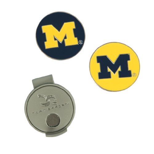 Michigan Wolverines Hat Clip Set with Ball Markers